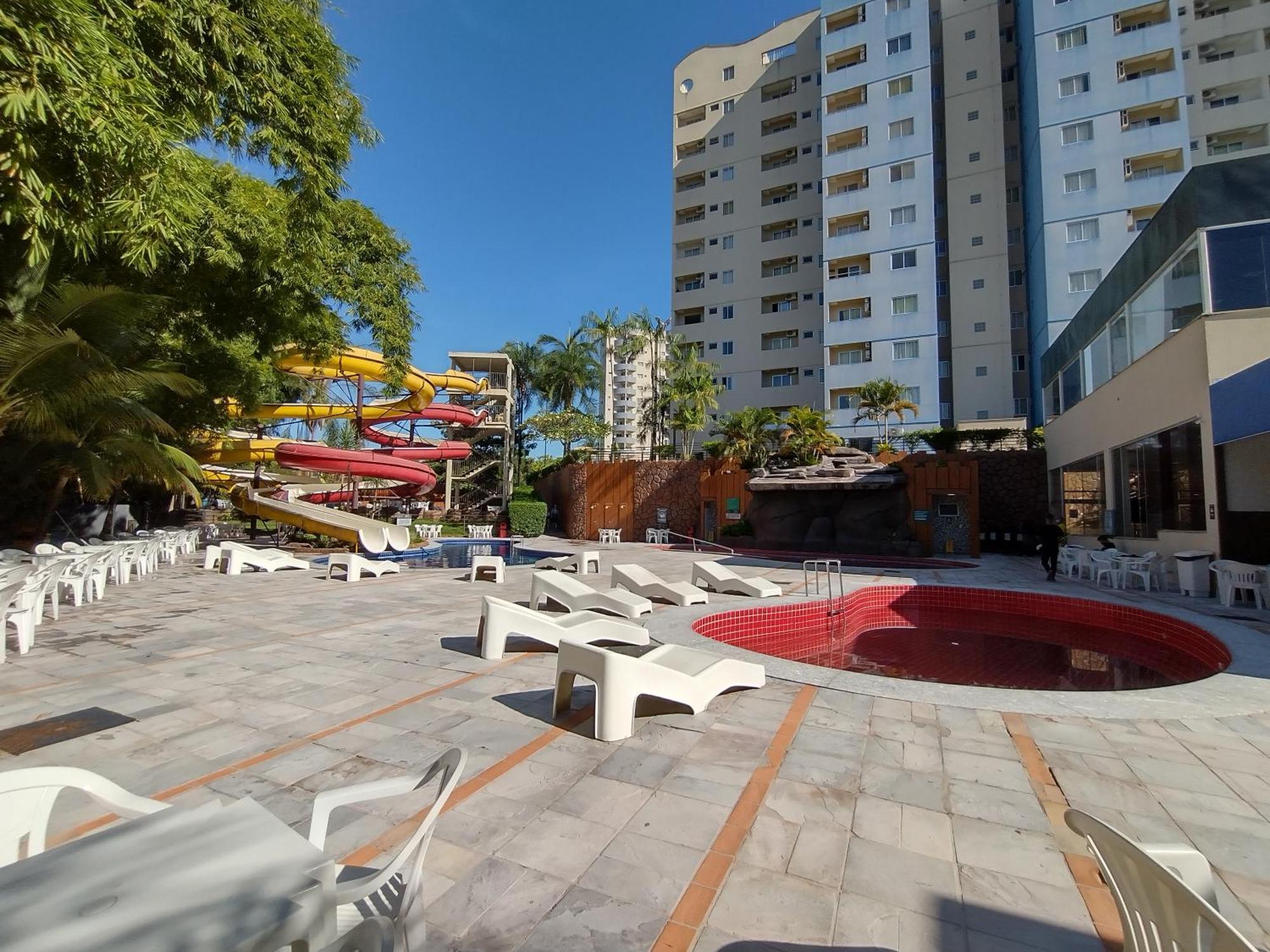 Golden Dolphin Grande Hotel Caldas Novas - Achei Ferias - Com Roupa De Cama Exteriér fotografie